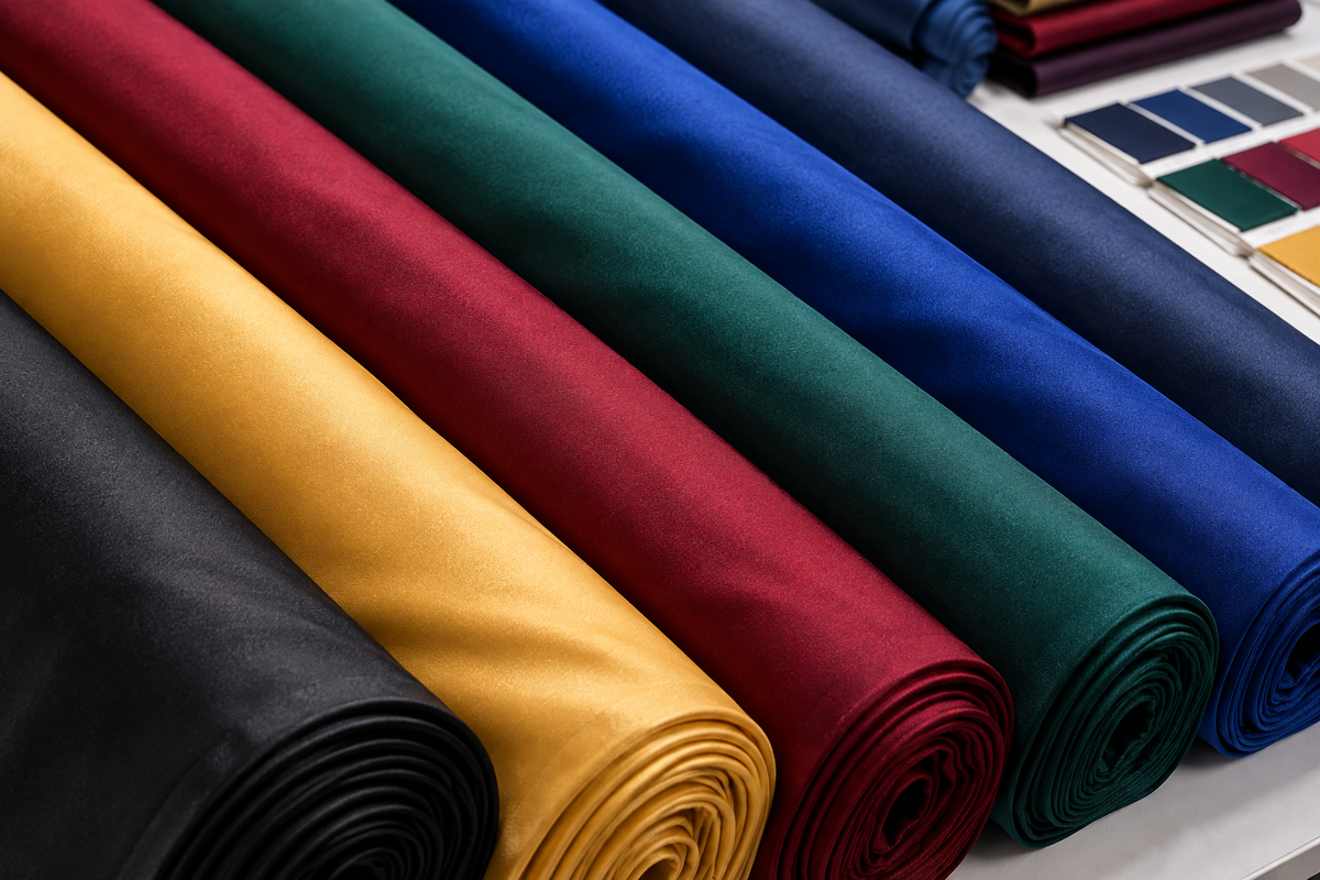 Custom academic apparel colors and fabrics