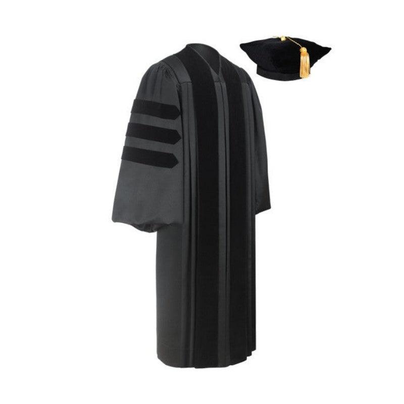 Deluxe Doctorate Tam & Gown Package - Graduation Seller