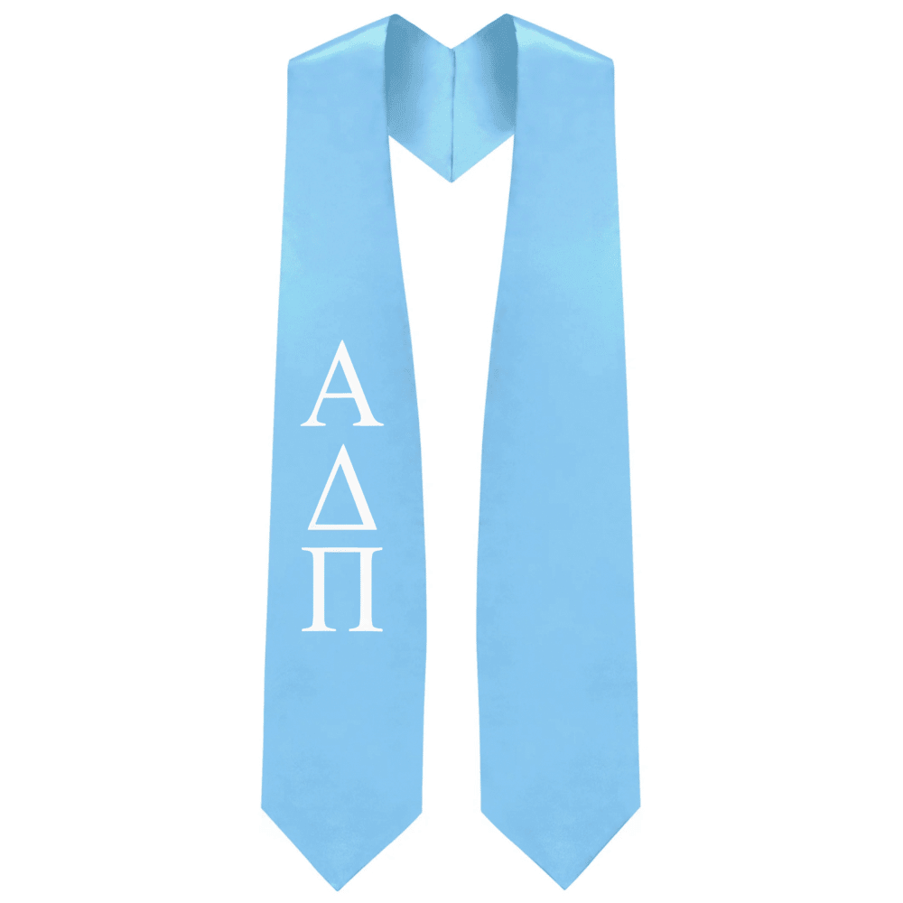Alpha Delta Pi Greek Lettered Stole - Graduation Seller