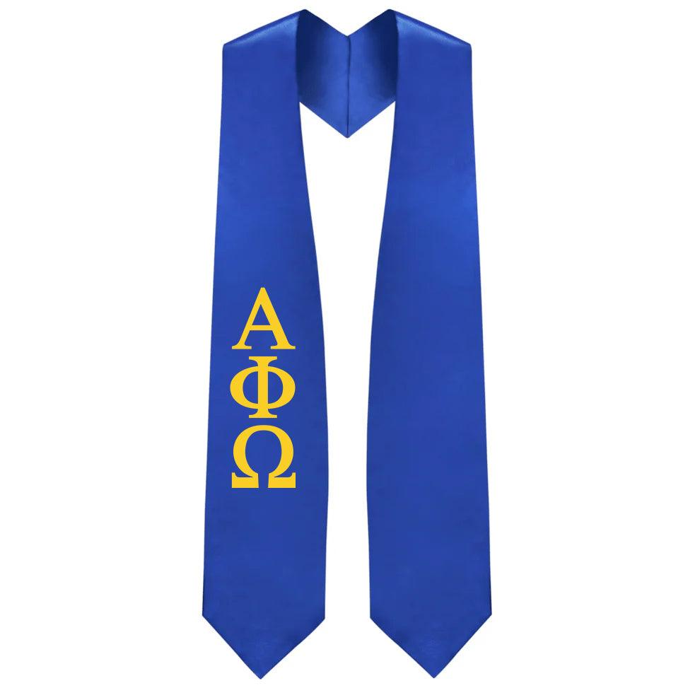 Alpha Phi Omega Greek Lettered Stole - Graduation Seller