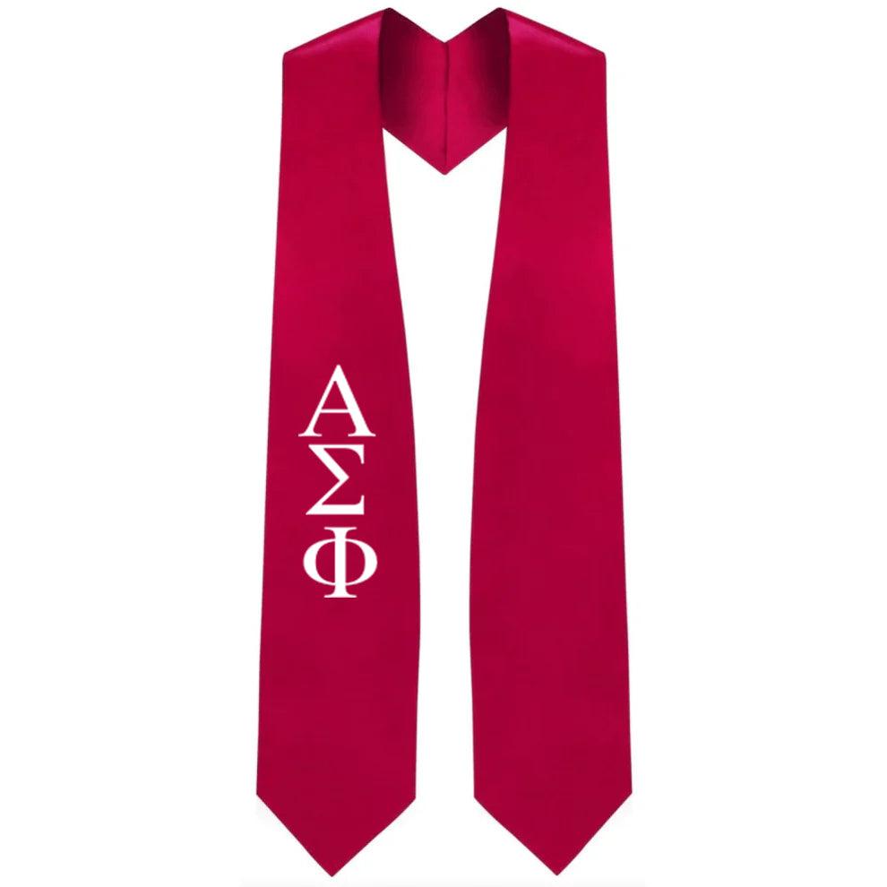 Alpha Sigma Phi Greek Lettered Stole - Graduation Seller