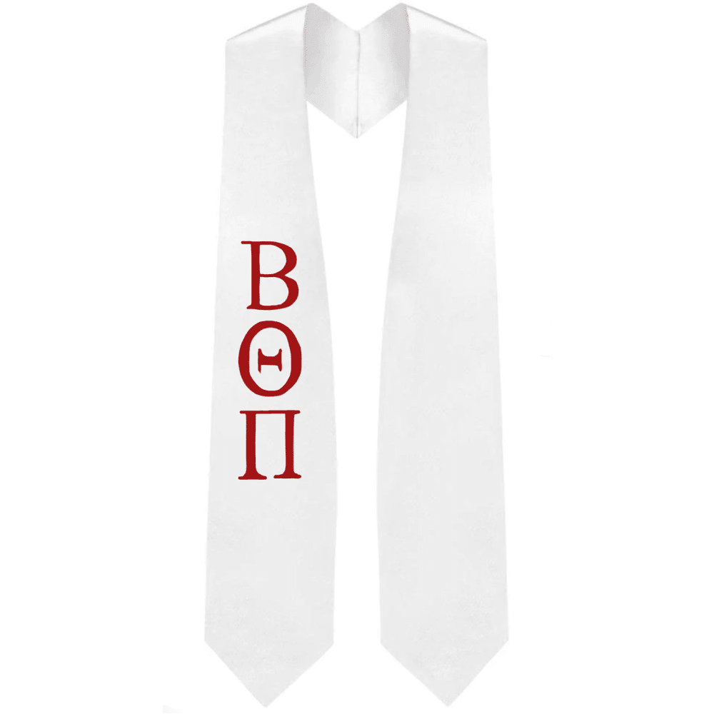 Beta Theta Pi Greek Lettered Stole - Graduation Seller