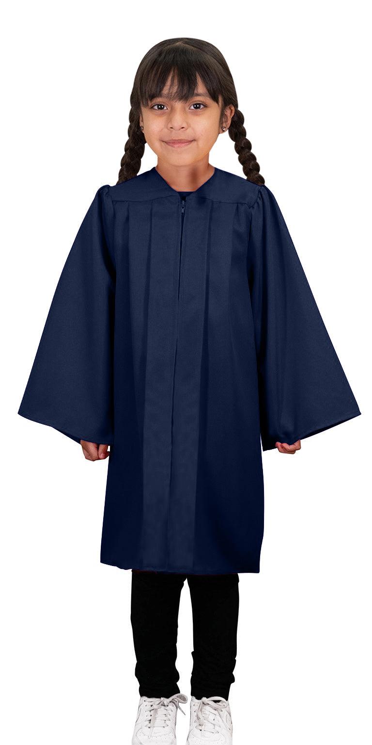 Matte Navy Blue Kindergarten/Preschool Gown - Graduation Seller