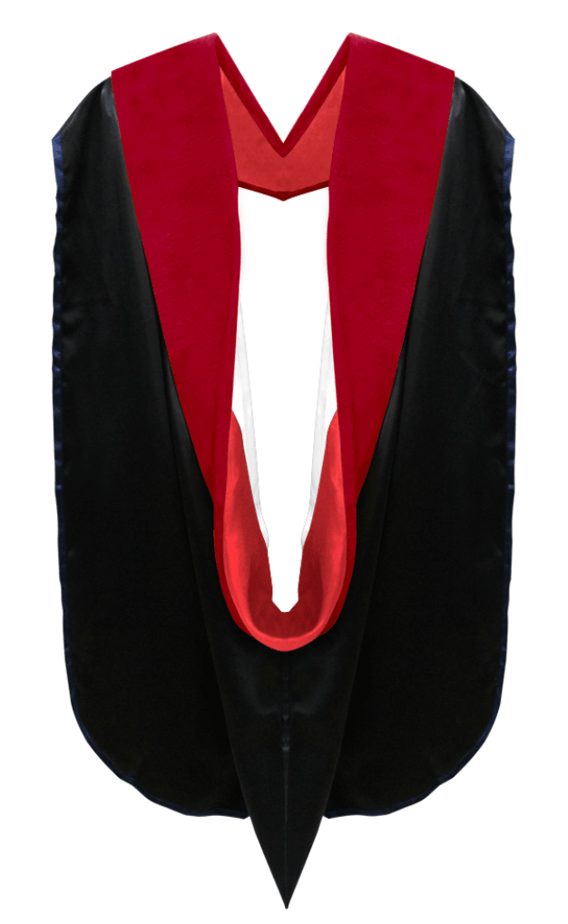 Doctor of Theology Hood - Scarlet & White - Graduation Seller
