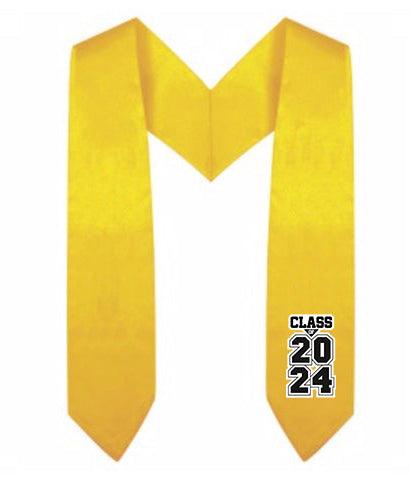 Gold Kindergarten/Preschool Class of Stole - Graduation Seller