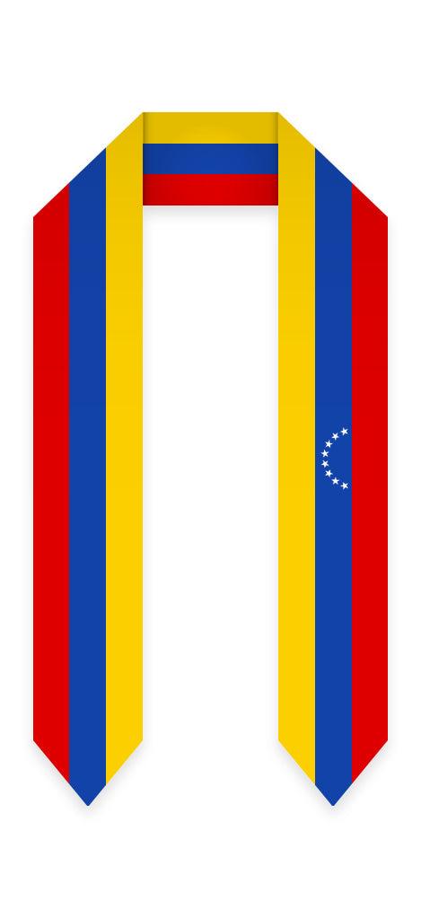 Venezuela Graduation Stole - Venezuela Flag Sash - Graduation Seller