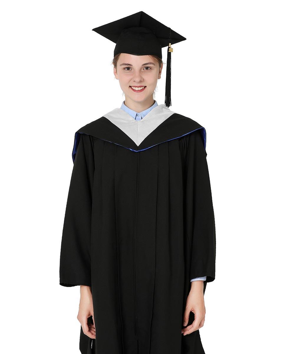 Deluxe Bachelor Hood - 15 Color Combinations Available - Graduation Seller
