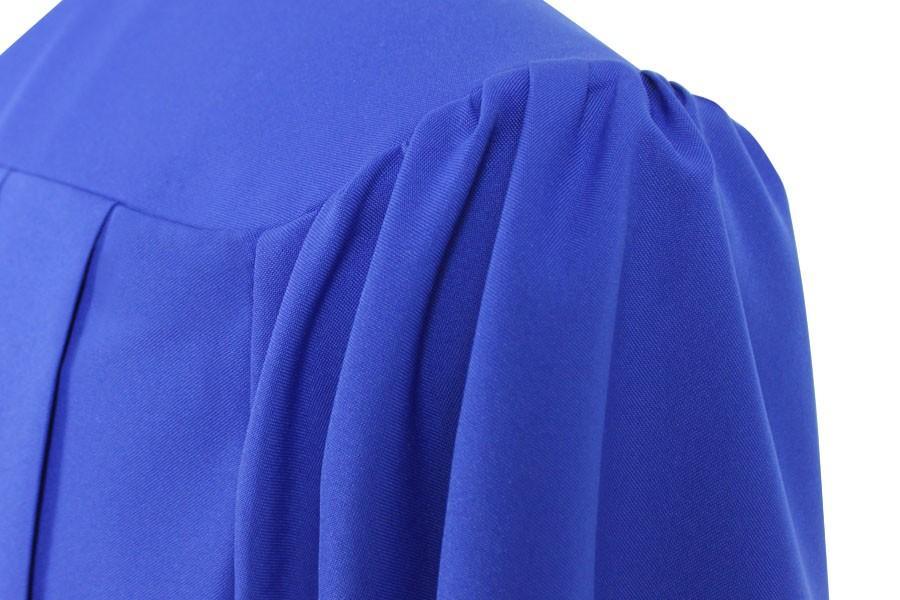 Matte Royal Blue High School Gown - Graduation Seller