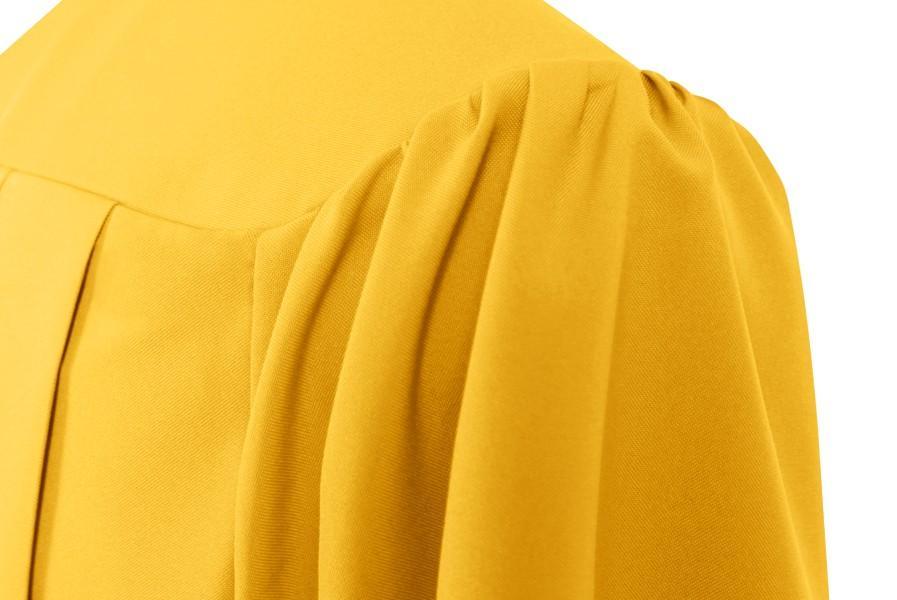 Matte Gold High School Gown - Graduation Seller