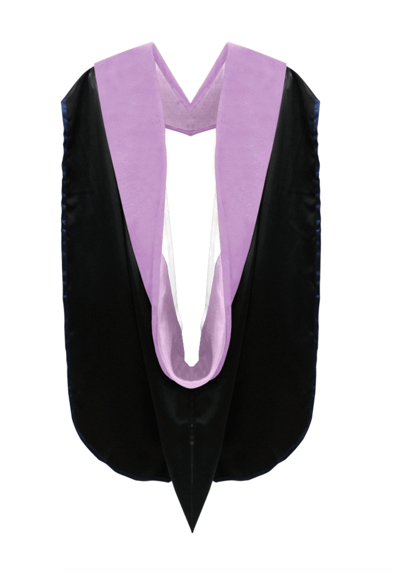Doctor of Dentistry Hood - Lilac & White - Graduation Seller