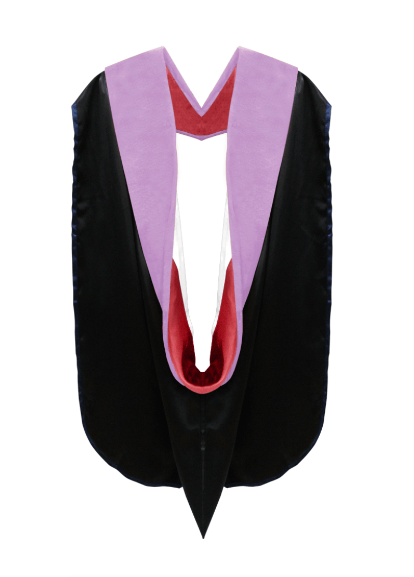 Doctor of Dentistry Hood - Red & White - Graduation Seller