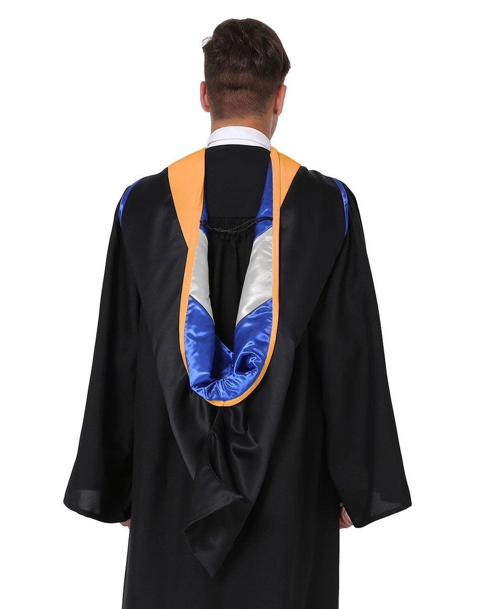 Deluxe Master Cap Gown & Hood Package - Graduation Seller