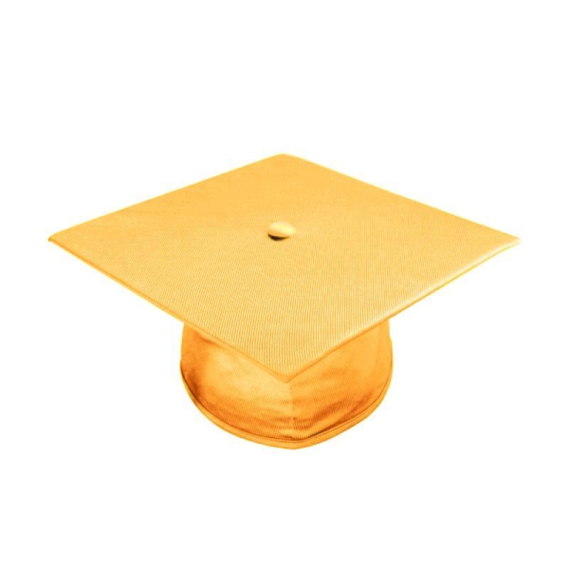 Shiny Antique Gold High School Cap - Graduation Seller