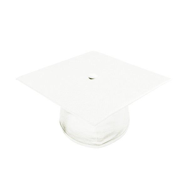 Shiny White Kindergarten/Preschool Cap - Graduation Seller