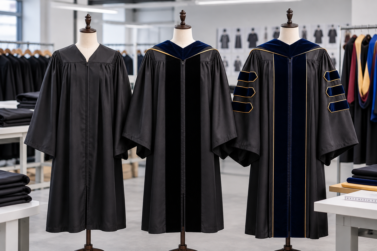 Academic gowns manufacturing