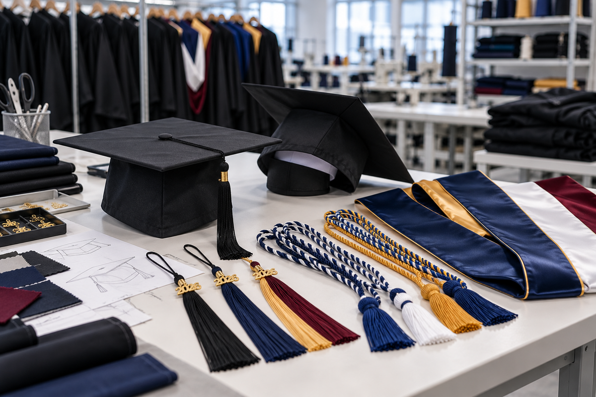 Graduation caps and accessories manufacturing