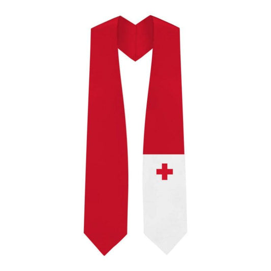 Tonga Graduation Stole - Tonga Flag Sash - Graduation Seller