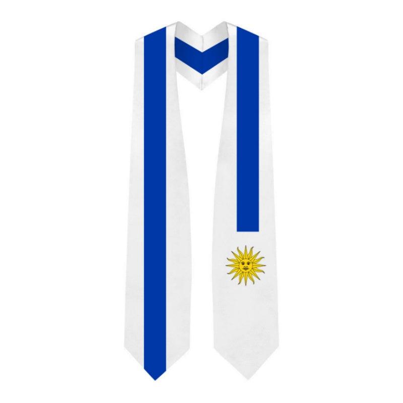 Uruguay Graduation Stole - Uruguayan Flag Sash - Graduation Seller