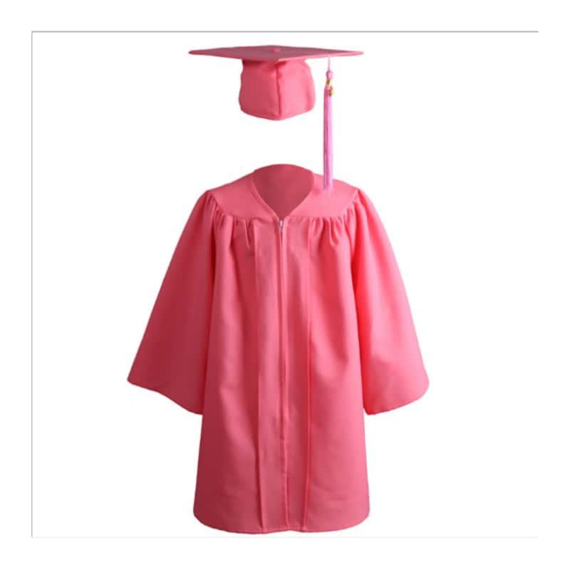 12 Colors Matte Kindergarten/Preschool Graduation Cap and Gown - Graduation Seller