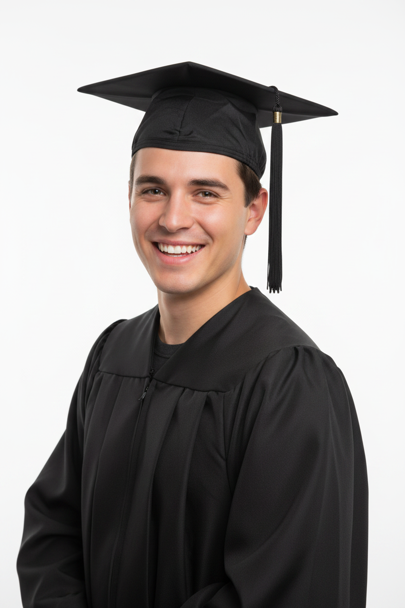 11 Matte Bachelors Graduation Cap