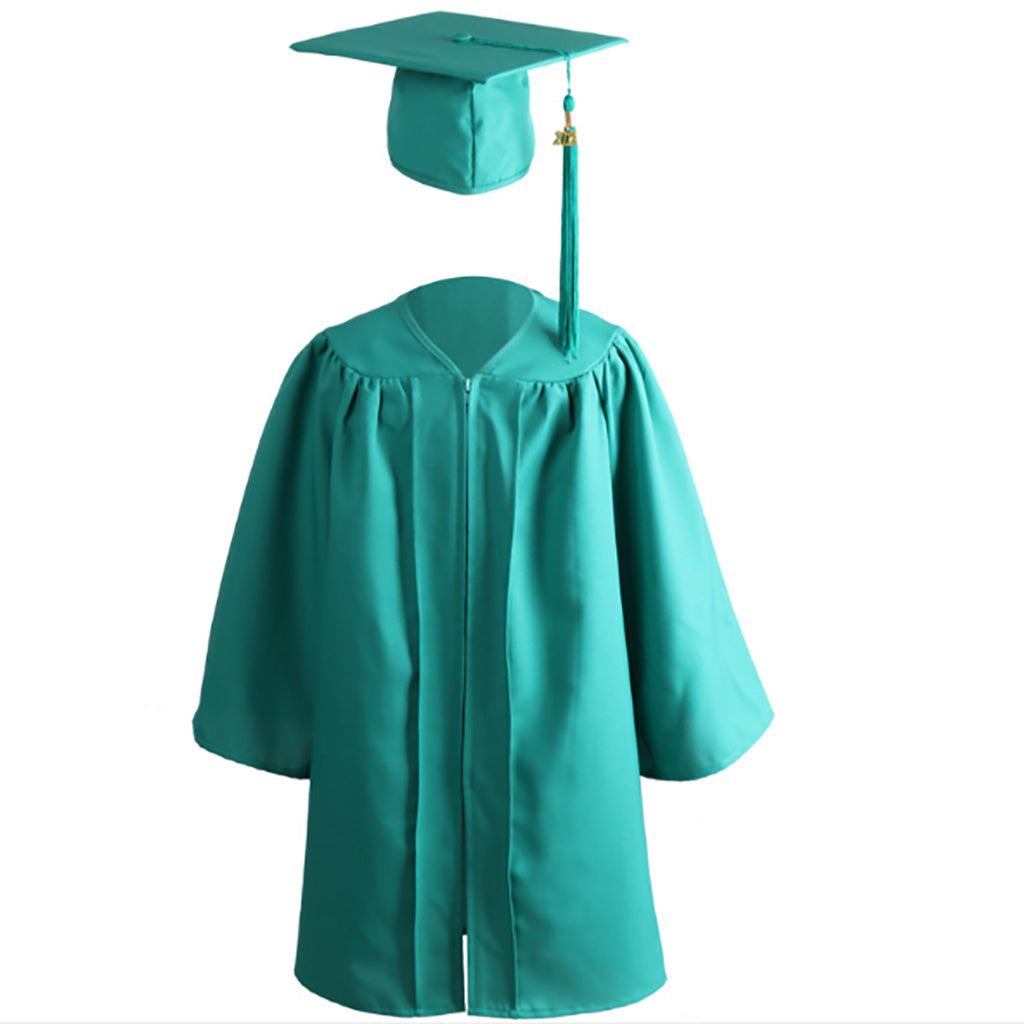 12 Colors Matte Kindergarten/Preschool Graduation Cap and Gown - Graduation Seller