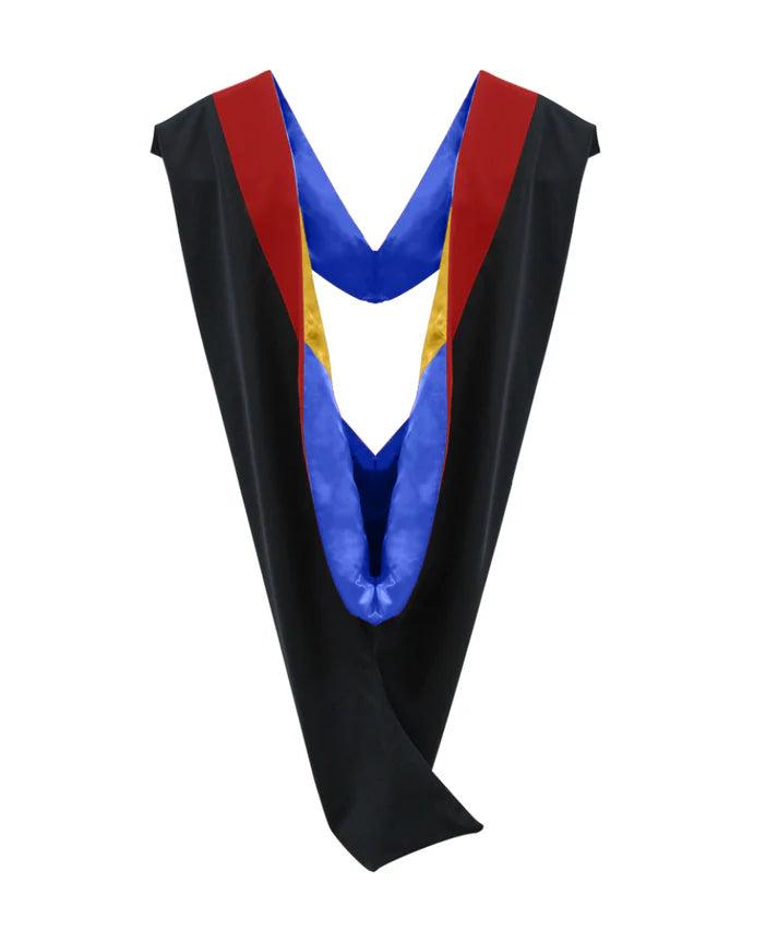 26 Deluxe Bachelors/Masters Graduation Hood – Velvet & Satin Finish - Graduation Seller