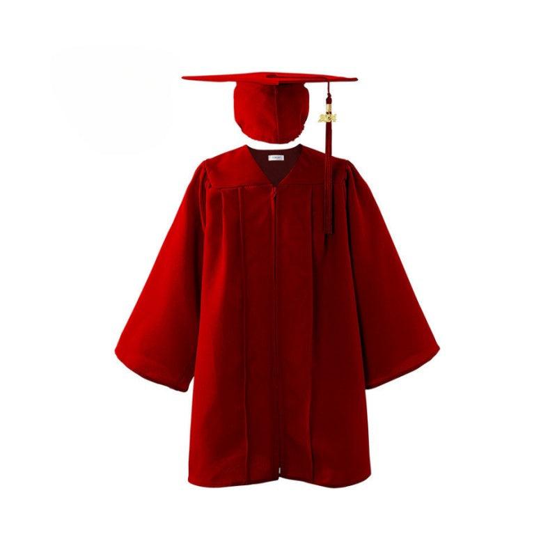12 Colors Matte Kindergarten/Preschool Graduation Cap and Gown - Graduation Seller