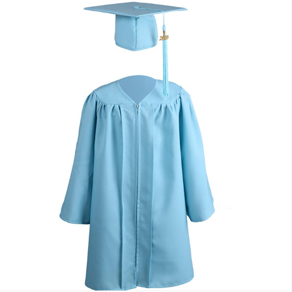 12 Colors Matte Kindergarten/Preschool Graduation Cap and Gown - Graduation Seller