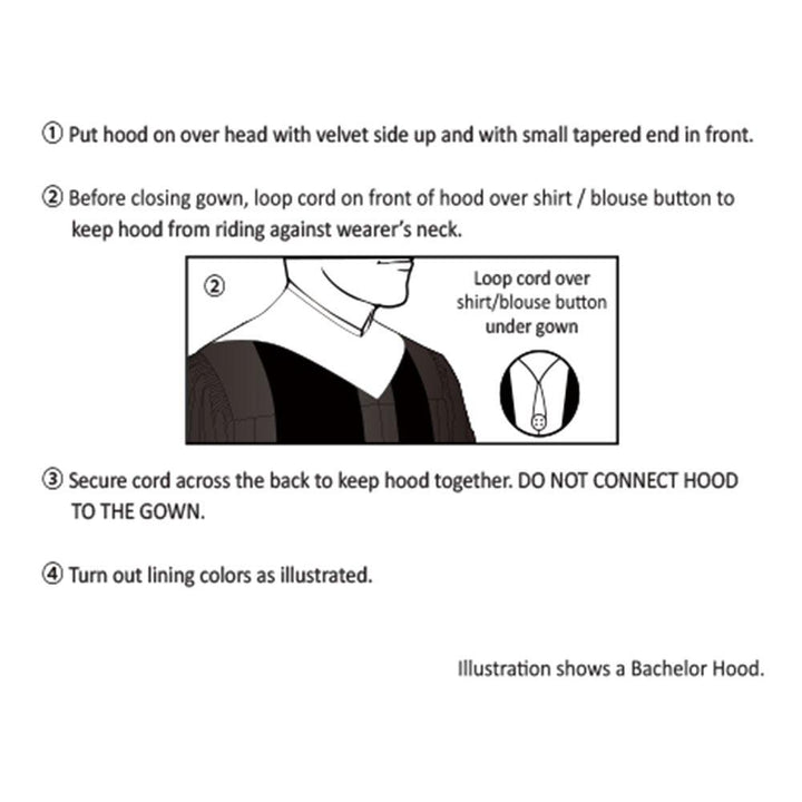 UK British Bachelor's Degree Graduation Hood - Graduation Seller