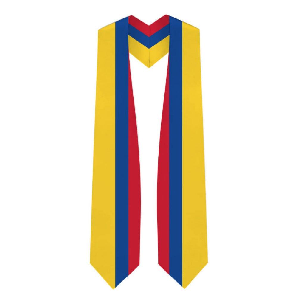 Colombia Graduation Stole - Colombia Flag Sash - Graduation Seller
