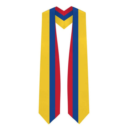 Colombia Graduation Stole - Colombia Flag Sash - Graduation Seller