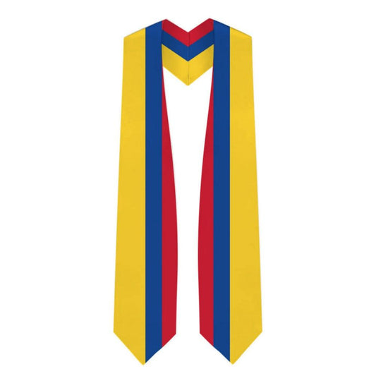 Colombia Graduation Stole - Colombia Flag Sash - Graduation Seller