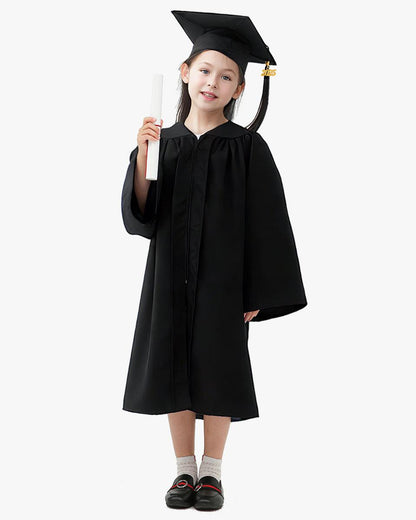 Matte Kindergarten Cap, Gown & Tassel Package – 12 Colors Available - Graduation Seller