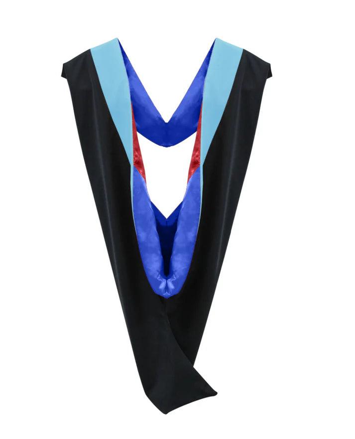 26 Deluxe Bachelors/Masters Graduation Hood – Velvet & Satin Finish - Graduation Seller