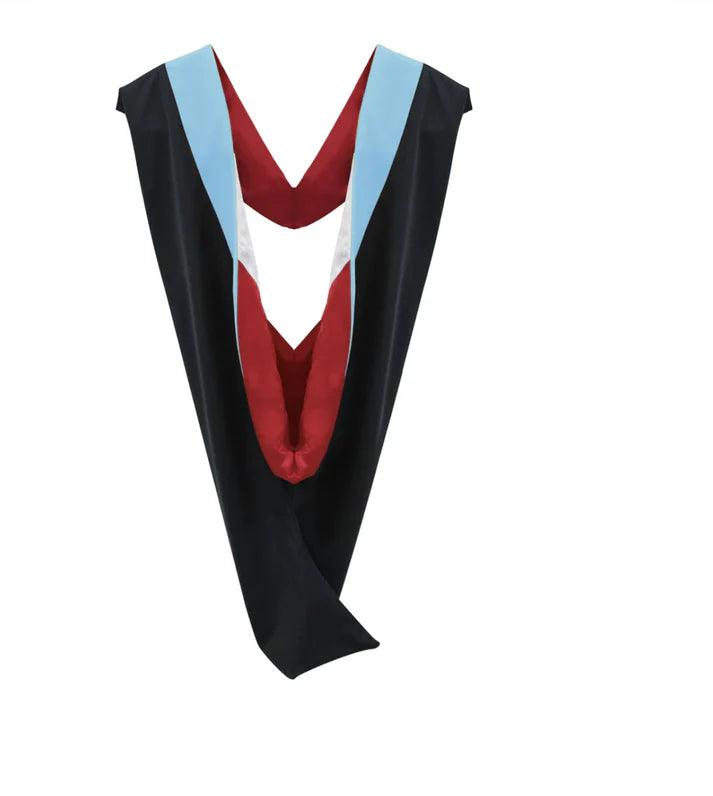 26 Deluxe Bachelors/Masters Graduation Hood – Velvet & Satin Finish - Graduation Seller