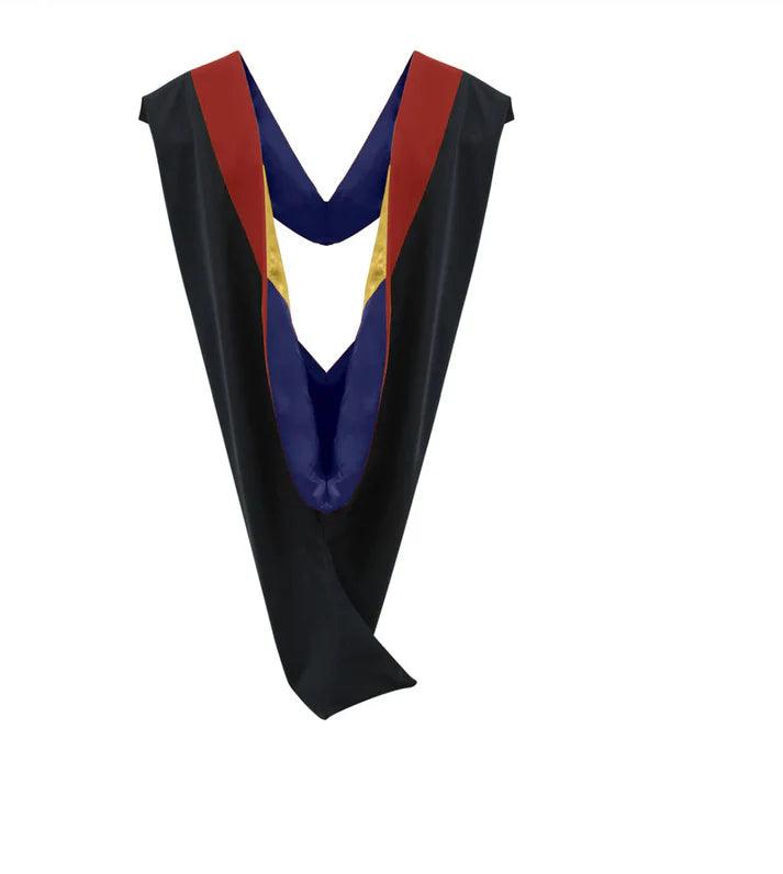 26 Deluxe Bachelors/Masters Graduation Hood – Velvet & Satin Finish - Graduation Seller