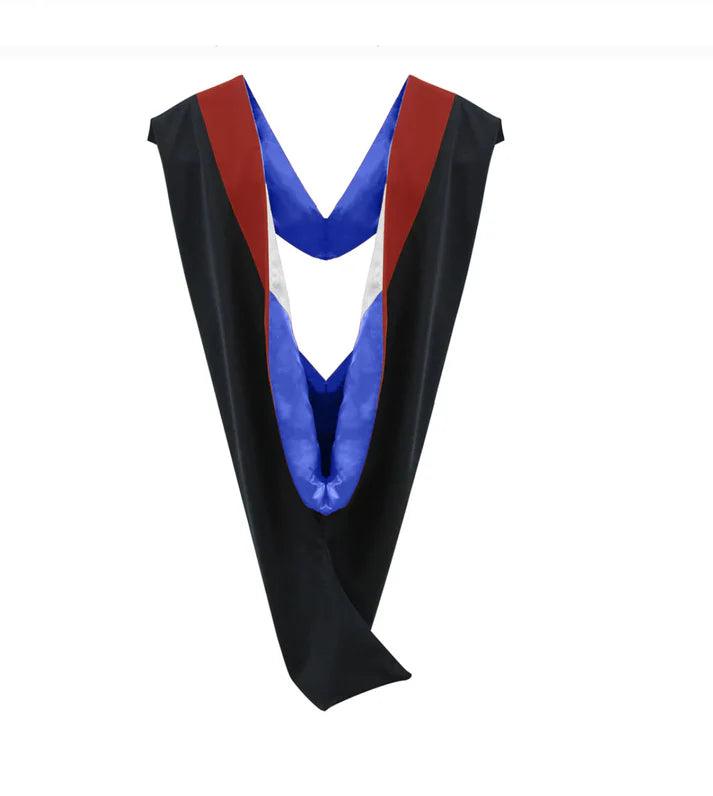 26 Deluxe Bachelors/Masters Graduation Hood – Velvet & Satin Finish - Graduation Seller
