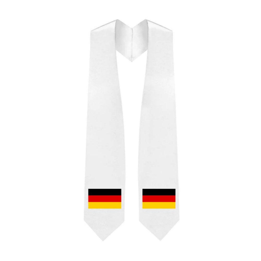 German Embroidered Patch Stole - German Flag Patch Sash - Graduation Seller