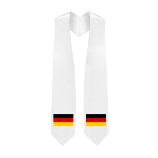 German Embroidered Patch Stole - German Flag Patch Sash - Graduation Seller