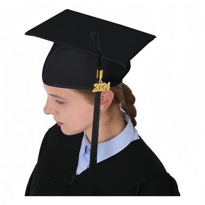 12 Matte High School Premium Matte Graduation Cap, Gown & Tassel Package - Graduation Seller