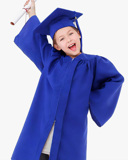 Matte Kindergarten Cap, Gown & Tassel Package – 12 Colors Available - Graduation Seller