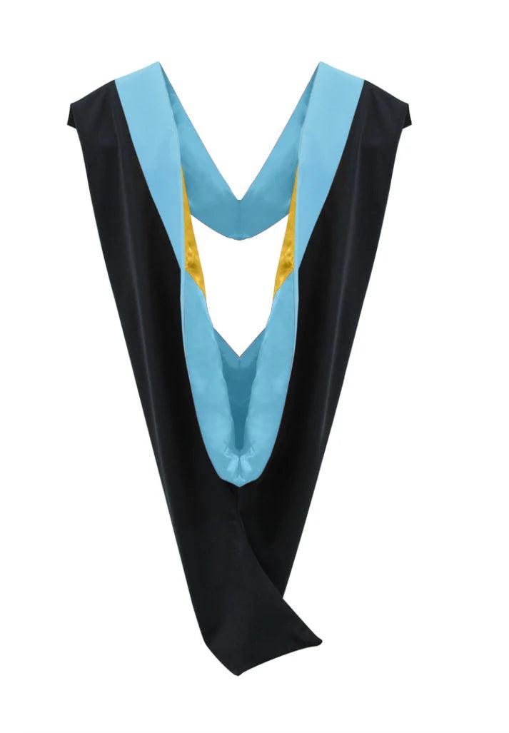26 Deluxe Bachelors/Masters Graduation Hood – Velvet & Satin Finish - Graduation Seller
