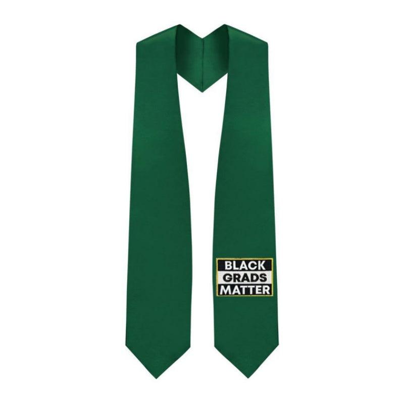 Hunter BLACK GRADS MATTER Graduation Stole - Graduation Seller