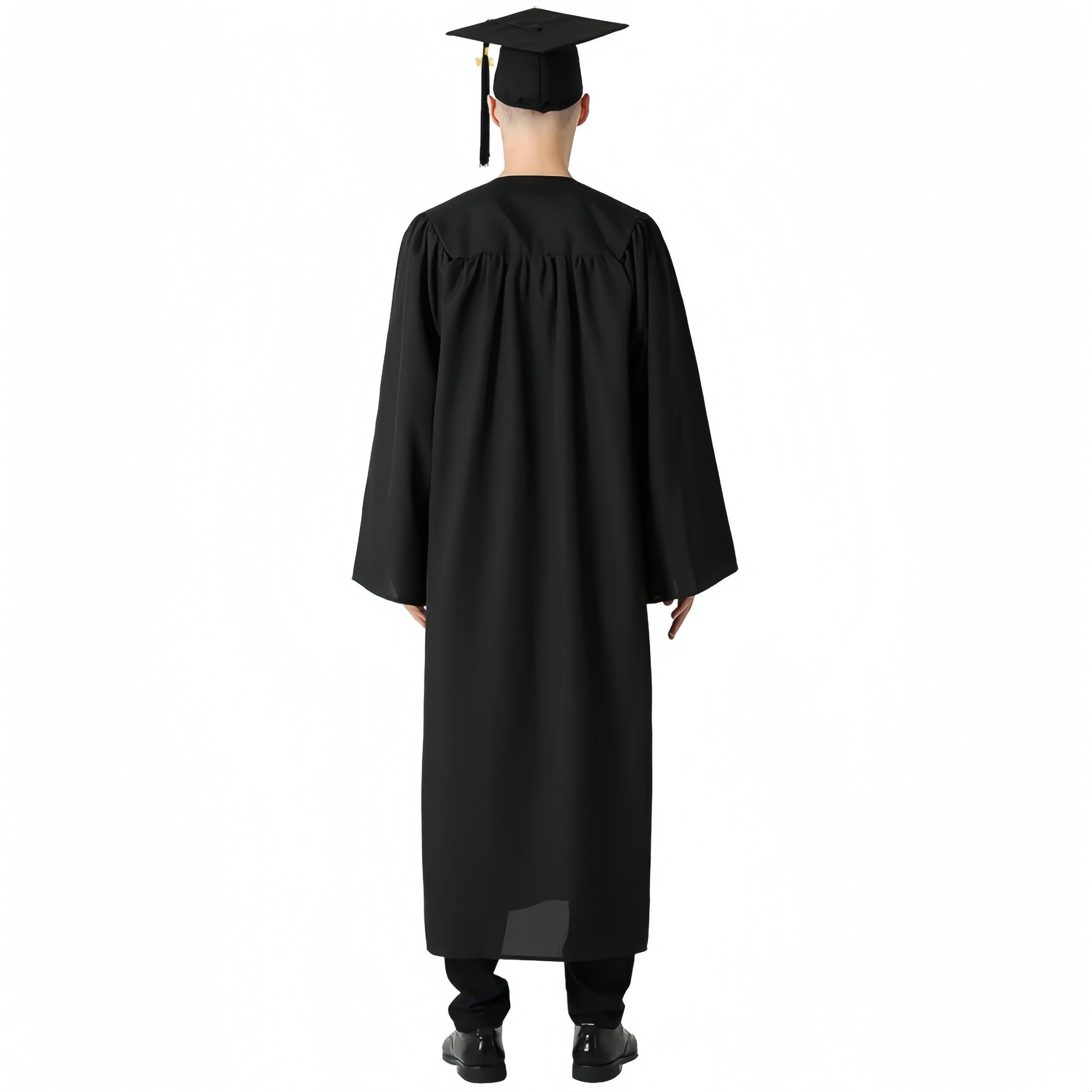 12 Matte High School Premium Matte Graduation Cap, Gown & Tassel Package - Graduation Seller