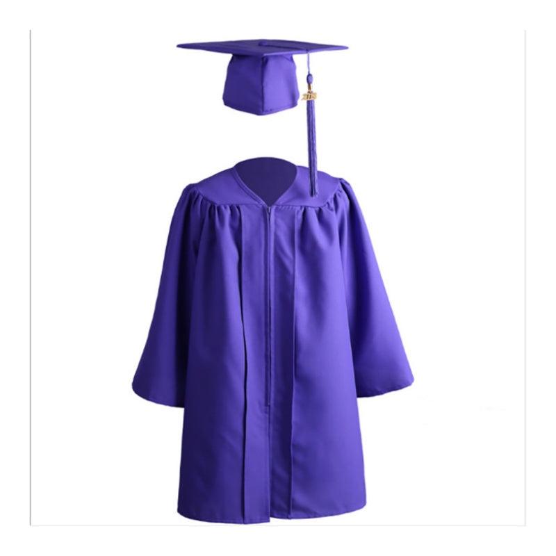 12 Colors Matte Kindergarten/Preschool Graduation Cap and Gown - Graduation Seller