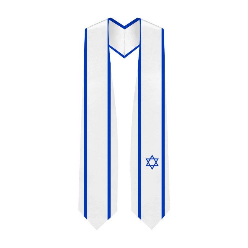 Israel Graduation Stole - Jewish Flag Sash - Graduation Seller