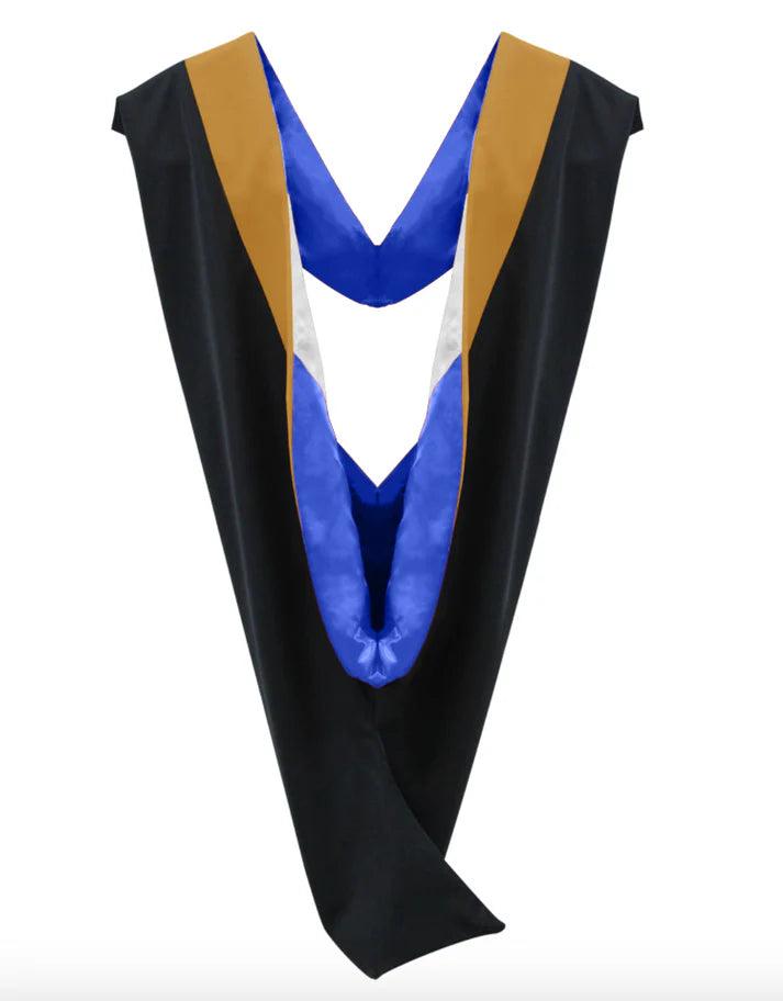26 Deluxe Bachelors/Masters Graduation Hood – Velvet & Satin Finish - Graduation Seller