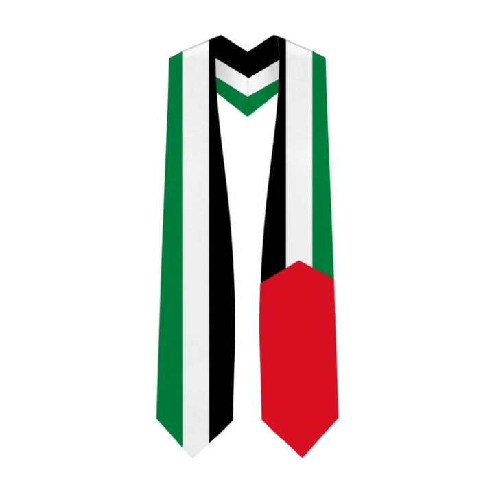 Palestine Graduation Stole - Palestinian Flag Sash - Graduation Seller