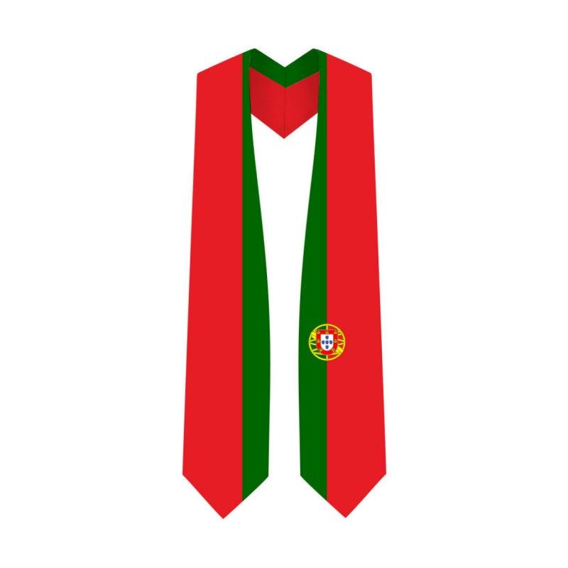 Portugal Graduation Stole - Portuguese Flag Sash - Graduation Seller