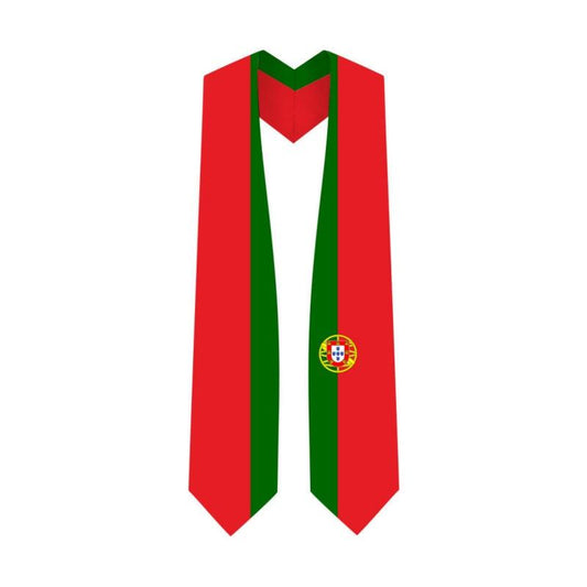 Portugal Graduation Stole - Portuguese Flag Sash - Graduation Seller